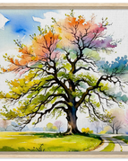 60x60 cm / 24x24″ / Wood frame