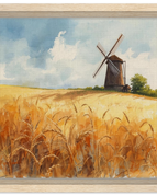 30x30 cm / 12x12″ / Wood frame