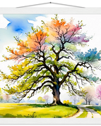 40x40 cm / 16x16″ / Classic Matte Paper Poster with Hanger / White wall hanger
