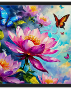 60x60 cm / 24x24″ / Black frame