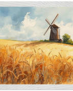 30x30 cm / 12x12″ / Premium Wooden Framed Poster With Museum-Quality Matte Paper / White frame