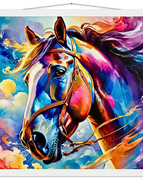 50x50 cm / 20x20″ / Museum-Quality Matte Paper Poster with Hanger / White wall hanger